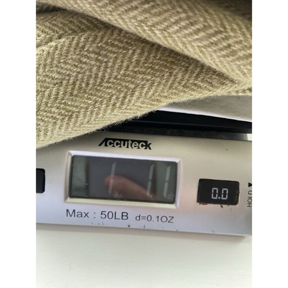 Vintage Y2K Old Navy Herringbone Wool Blazer Size S Fitted Short Academia Preppy - Picture 16 of 16